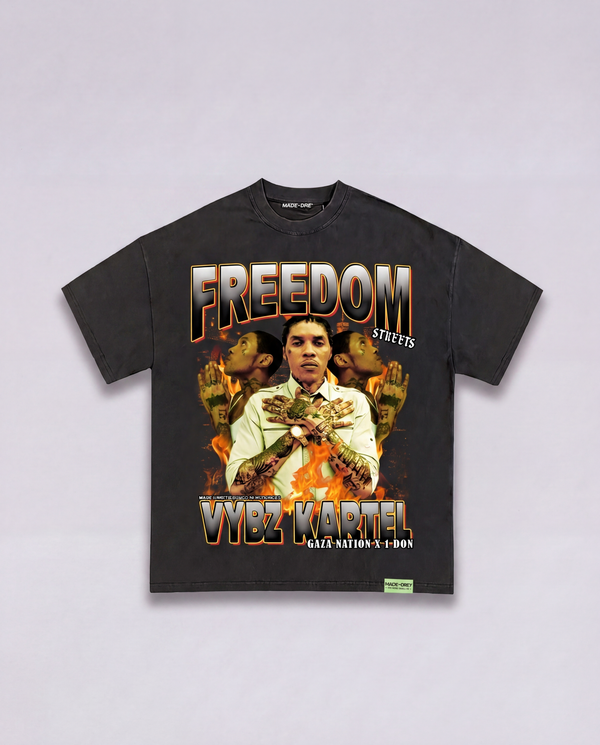 Vybz Kartel Freedom Street Tee